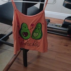 Avocado love pajama top
